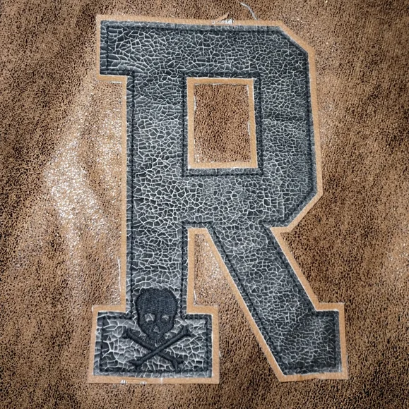 🔥VTG Rugby Ralph Lauren Letterman Leather patch. - Picture 2 of 4